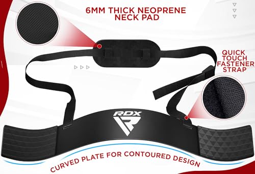 Black RDX Arm Blaster for Biceps and Triceps | 23-Inch Aluminum Curl Support with Adjustable Strap