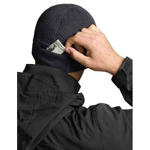 CQR Men's Fleece Tactical Beanie, Lightweight Army Military Skull Cap, Soft Warm Winter Hat with Small Pocket