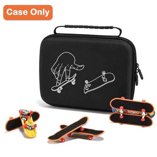 Fingerboard Case for Teck Deck Ultra DLX Finger Skateboards, Storage Case Compatible with 16pcs Mini Skateboards