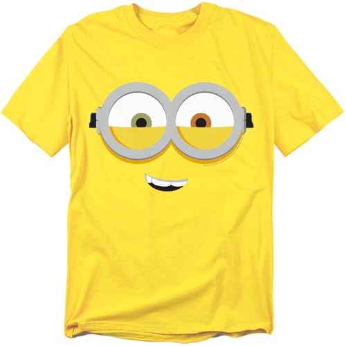 LOGOVISION Minions Bob Face Unisex Adult T Shirt
