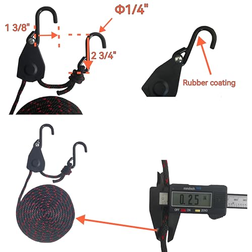 Kayak Ratchet Tie Down Straps 4 Pack - 12 Ft, 1000 LB Break Strength for Watercraft & Cargo