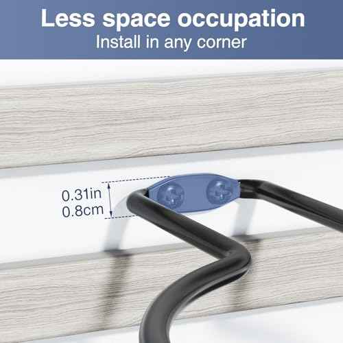 Ball Holder Wall Mount Set ?Sports Ball Racks for Basketball, Soccer, Volleyball, Football ? Wall Storage & Display for Sports Room