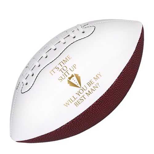 1 pcs Groomsmen Football Gift - Wedding Proposal Keepsake for Best Men, Team Favor