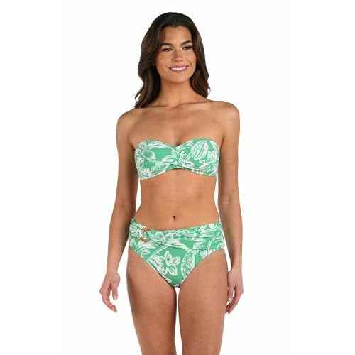 La Blanca Womens Bandeau Bikini Swimsuit Top