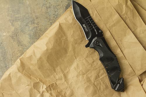 MTech USA MT-A845BK SPRING ASSISTED KNIFE, 5" Closed, Black Blade