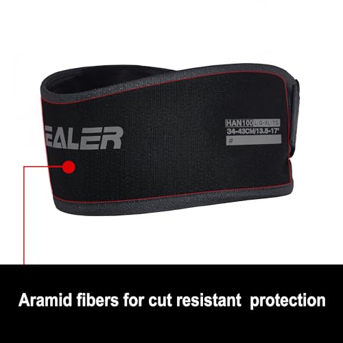 EALER Hockey Neck Guard Collar, Hockey Core Neck Protect Guard Bib Cut Resistant