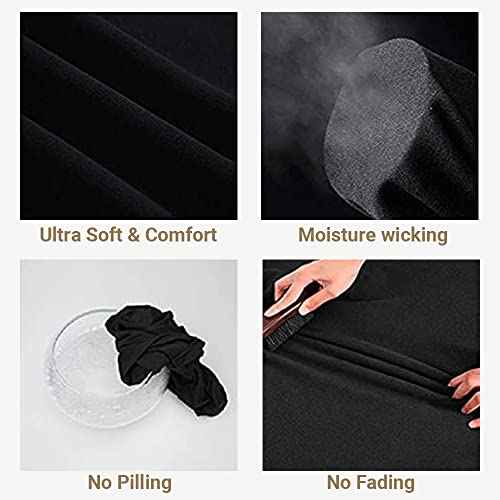 HEROBIKER Long Johns Thermal Underwear for Men Skiing Winter Warm Hunting Gear Fleece Lined Base Layer Set Top Bottom