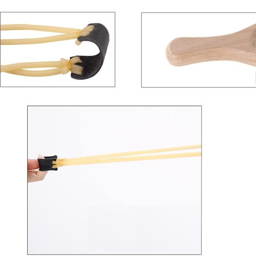RWHXRWY Wooden Slingshot Toy Slingshot for Kids Hunting Slingshot for Adults for Outdoor Hunting Catapult Game Children Adult Hunting 4 Pack