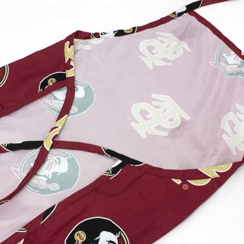 Florida State Seminoles Tailgating Apron with 9-Inch Pocket - Adjustable Comfy BBQ Grilling Accessory