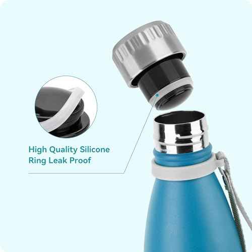 Replacement Lid for 9/12/17/25 OZ Cola Shape Water Bottles - BPA Free Cap for MIRA/CHILLOUT LIFE/Koodee Stainless Steel Bottles