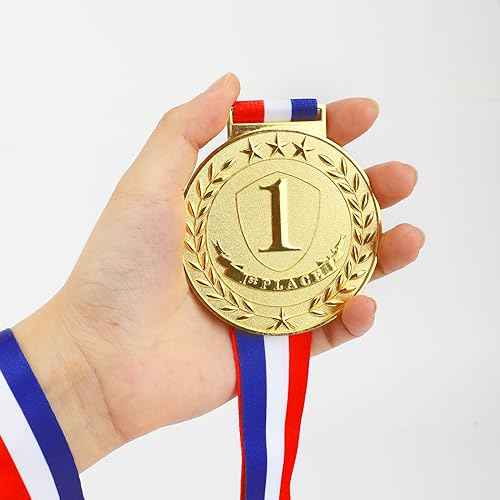 Abaokai 1st, 2nd, 3rd Award Medals - 3 Inches Olympic Style Winner Medals Gold Silver Bronze Prizes for Competitions, Party