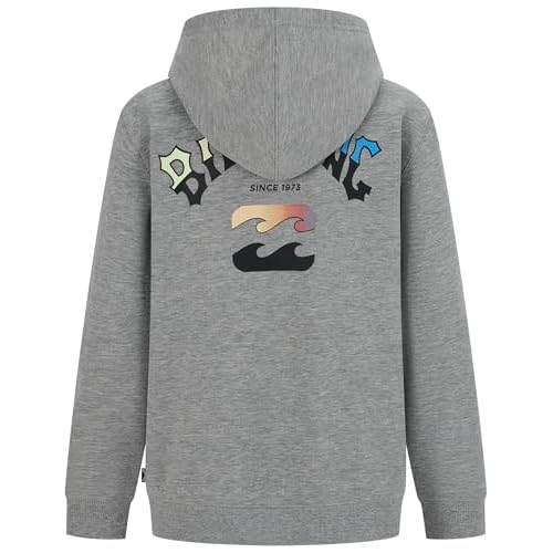 Billabong Boys' Full-Zip Fleece Sweatshirt, Soft & Comfortable Hoodie, Regular Fit