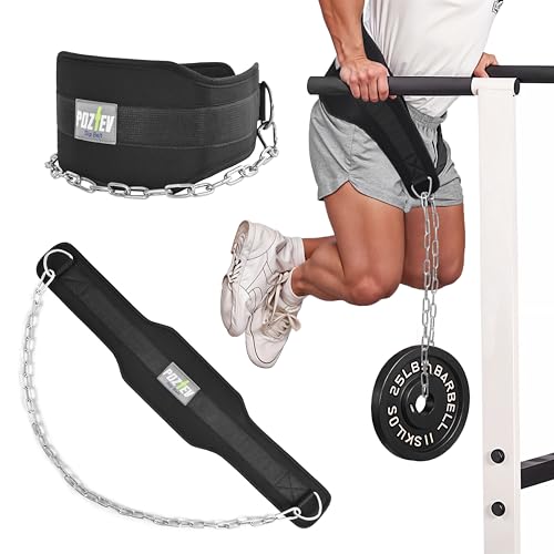 Weighted Dip Belt with Chain for Strength Training Men Women Gym Equipment