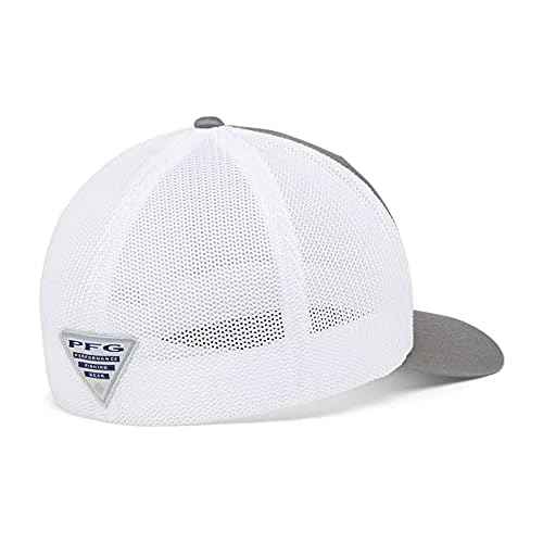 Columbia Women's PFG Logo Mesh Ball Cap-High Crown