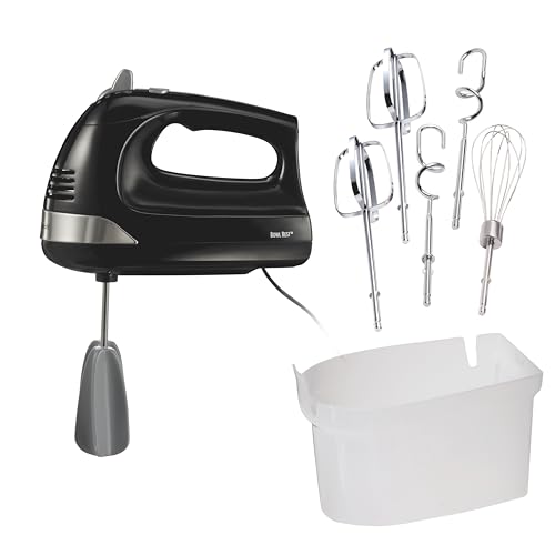 Hamilton Beach 6-Speed Electric Hand Mixer with Easy Clean Beaters - Black, 275W