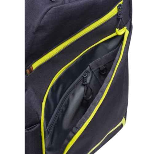 Beretta Unisex Challenge 18-Liter Capacity Durable Resistant Ripstop Compact Lightweight Casual Traveling Outdoor Hiking Backpack with Breathable Back & Padded Shoulder Straps, Ebony & Sulphur Spring