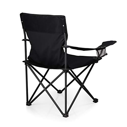 Portable Camping & Beach Chair with Carrying Bag - Black