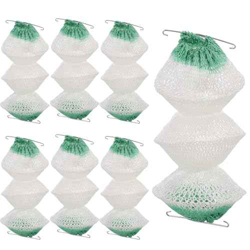 Thinp 6 Pcs Lantern Mantles,3-Layer Propane Lantern Mantles Insta-Clip 2#95 Mantles Gas Lantern Mantles with 2 Install Clip Accordion Shape Mantles for Gas Lantern