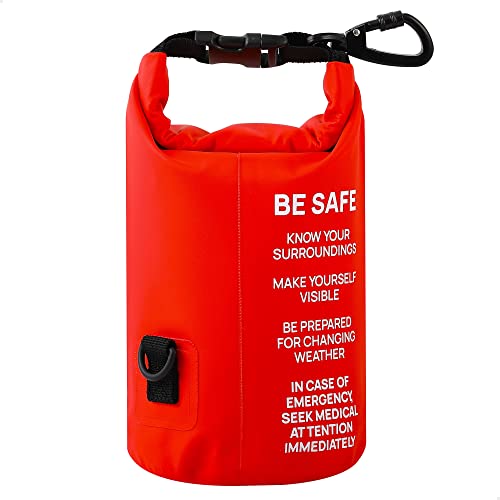 Marine Waterproof First Aid Kit with 100 Supplies for Boats and Water Activities