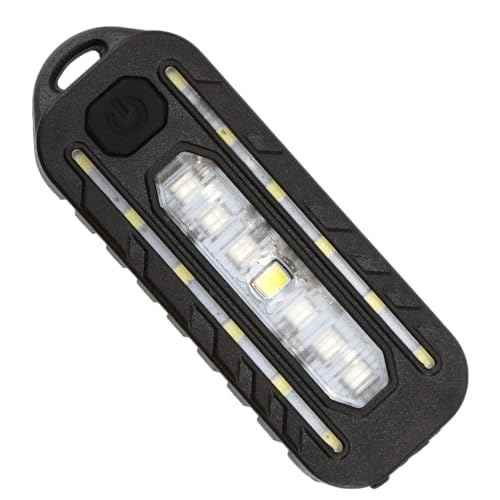 Police Chest Light for Night Walking, Tactical LED Vest Backpack Flashlight with Clip for Belt, Shoulder, Helmet, Bicycle Red Blue USB Rechargeable Torch, Bike Rear Warn Taillight for Riding