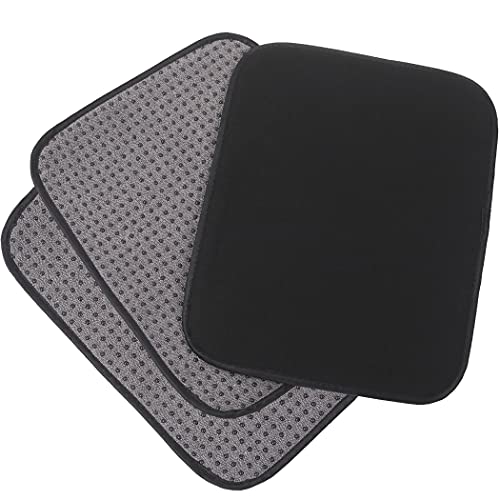 TonGass (3-Pack Microfiber Bowling Ball Towel 10 Inches x 8 Inches Premium Quality Bowling Ball Shammy Pad with Easy-Grip Dots
