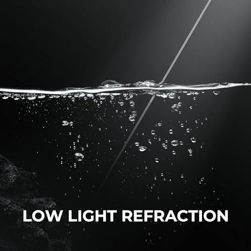 KastKing Kovert Essential Fluorocarbon Fishing Line 12LB 200Yds Clear - Low Visibility, Fast Sink, Low Stretch