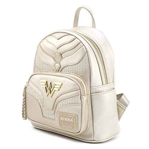 Loungefly x DC Comics Wonder Woman 1984 Cosplay Mini Backpack (One Size, Gold)