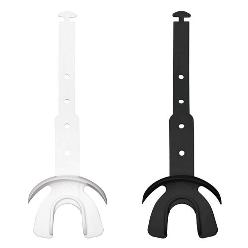Vettex Football Doubleguard Mouthguard with Lip Protection - Adult - 2 Pack, White and Black