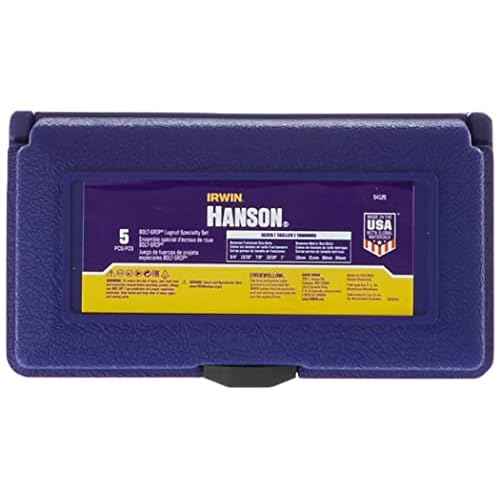 IRWIN HANSON Lugnut Extractor Set, 5-Piece (54125)