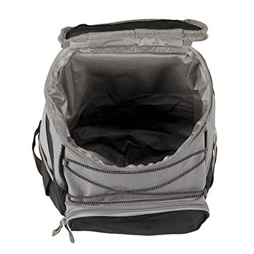 Picnic TIME DC Comics Batman PTX Backpack Cooler, Soft Cooler Backpack, Insulated Lunch Bag, (Black with Gray Accents)