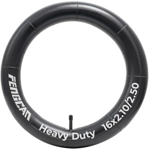 Heavy Duty Bike Inner Tube 16x2.1/2.125/2.25/2.3/2.35/2.4/2.5 - Universal Fit