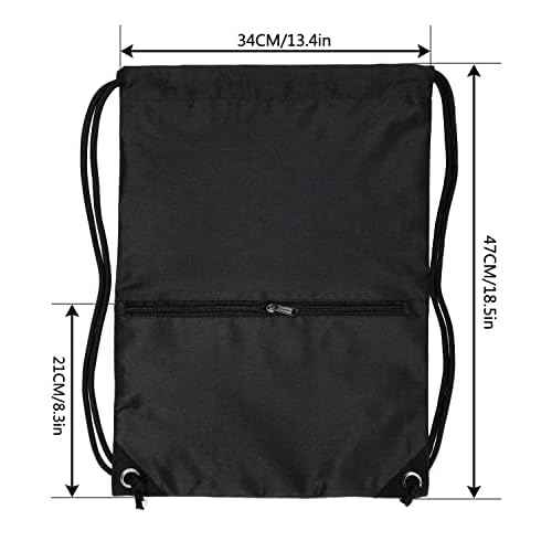 HOLYLUCK Drawstring Backpack Bag Sport Gym Sackpack