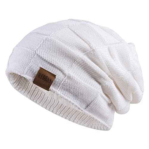 REDESS Beanie Hat for Men and Women Winter Warm Hats Knit Slouchy Thick Skull Cap