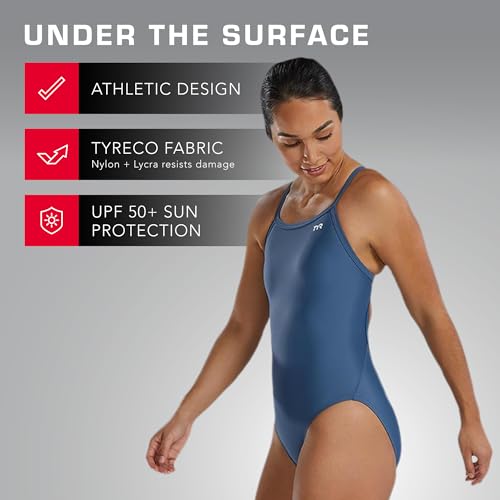 TYR Women's Standard Tyreco Solid Diamondback Swimsuit