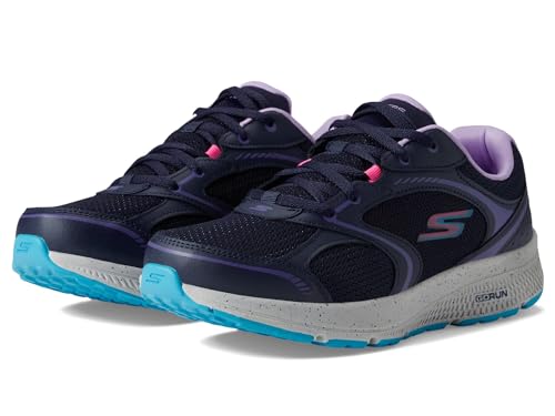 Skechers Women's Go Run Consistent Vivid Horizon Sneakers - Navy/Lavender