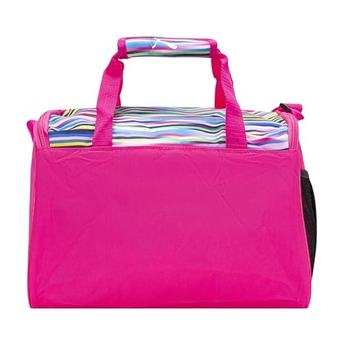 Kids' Duffel Bag - Pink Multi, 14 Inch Sports & Gym Travel Bag for Youth