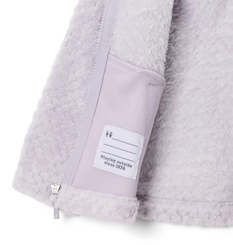 Youth Sherpa Fleece Jacket - Medium Lavender Pearl Fire Side