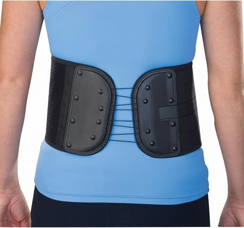 Mueller Green Adjustable Back Support Belt for Lower Back Pain - Green Line