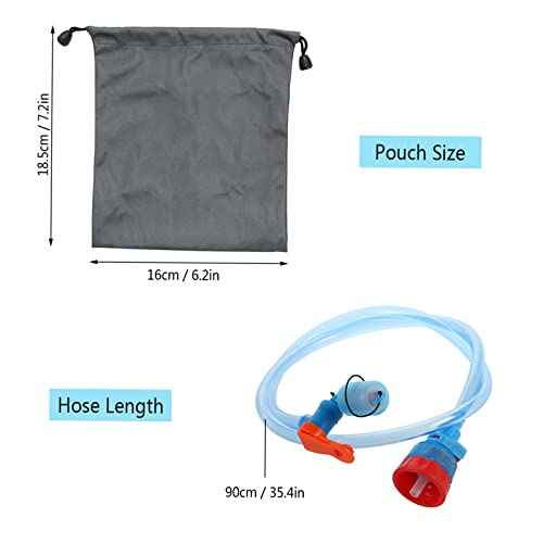 Hydration Drinking Tube - Hydration System Kit Hose Hydration Bladder Reservoir Pack Backpack System Hose Kit Water Bottle Tube Adjuster