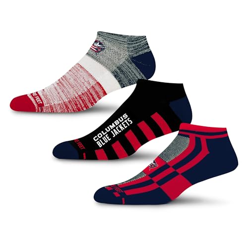 Florida Panthers NHL Team Socks Large Unisex Stripe Stack - Columbus Blue Jackets Variation