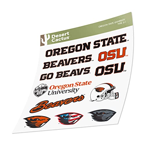 Oregon State Beavers Vinyl Sticker Decal - Campus Spirit for Laptops & Water Bottles