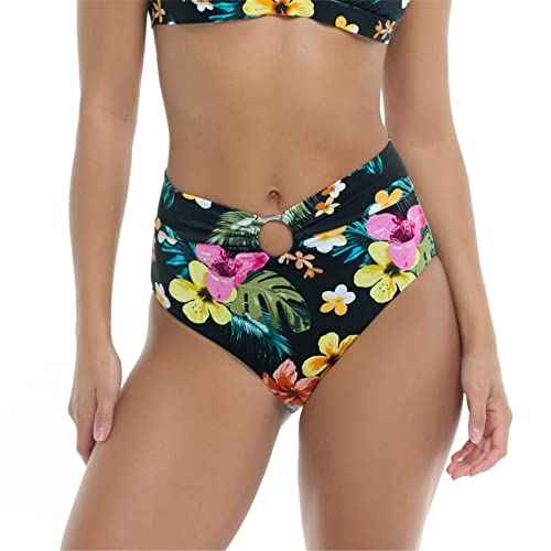 Body Glove Women's Standard Woodstock High Rise Bikini Bottom Swimsuit