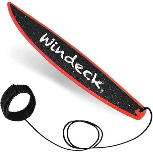 Finger Surfboard ? Red Shred Mini Finger Board Surf Toy for Kids & Skaters | Hand Surfboard with Grip Tape & Leash | Ride Wind from Car Window or Imagination | Fun Travel Gift for Surf Fans