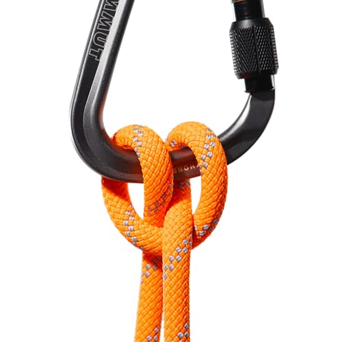Mammut Alpine Dry Rope - 9.5mm, Vibrant Orange/Zen, 70m