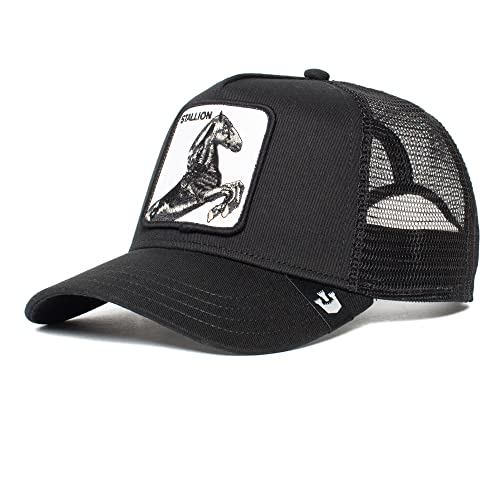 Unisex Adjustable Snapback Trucker Hat - Black, One Size