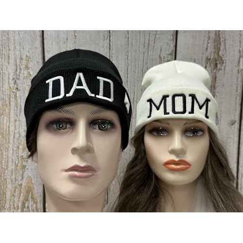 Mr Mrs Grandpa Grandma Dad Mom Hubby Wifey Beanie Hats