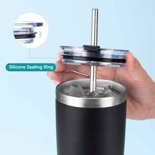 2Pack Lids Replacement for Hydro Flask 40 oz 32oz Tumbler, Replacement Lids fit Hydro Flask Travel Tumbler, Leak-proof, BPA Free