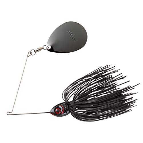 Bass Fishing Spinnerbait - 3/4 oz Black Moon Talker Spinner Bait