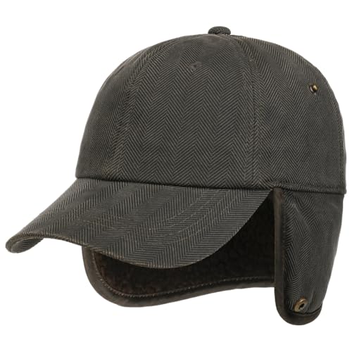 Stetson Herringbone Cap with Ear Flaps Men |