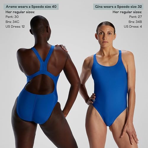 Speedo Women's One Piece Prolt Super Pro Swimsuit - Solid Black, Size 40